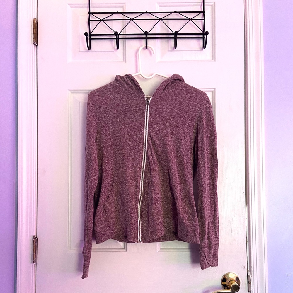 Aeropostale Mauve Jersey Hoodie